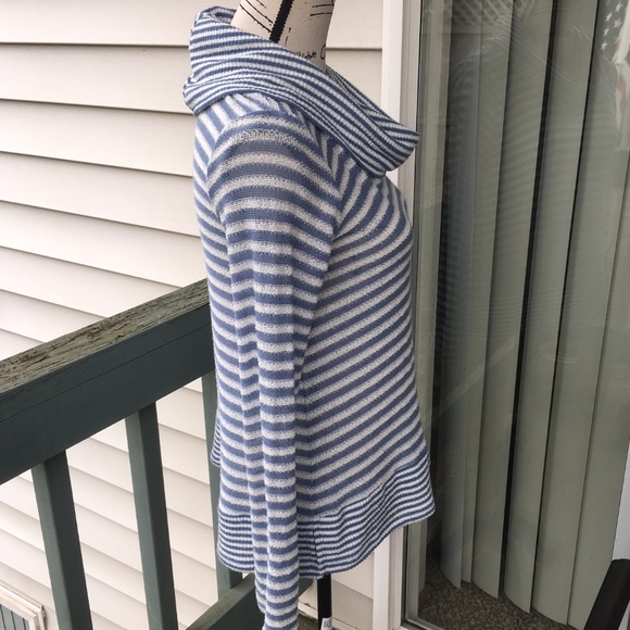 SPLENDID "Antwerp" Striped Cowl Neck Sweater - Picture 4 of 7